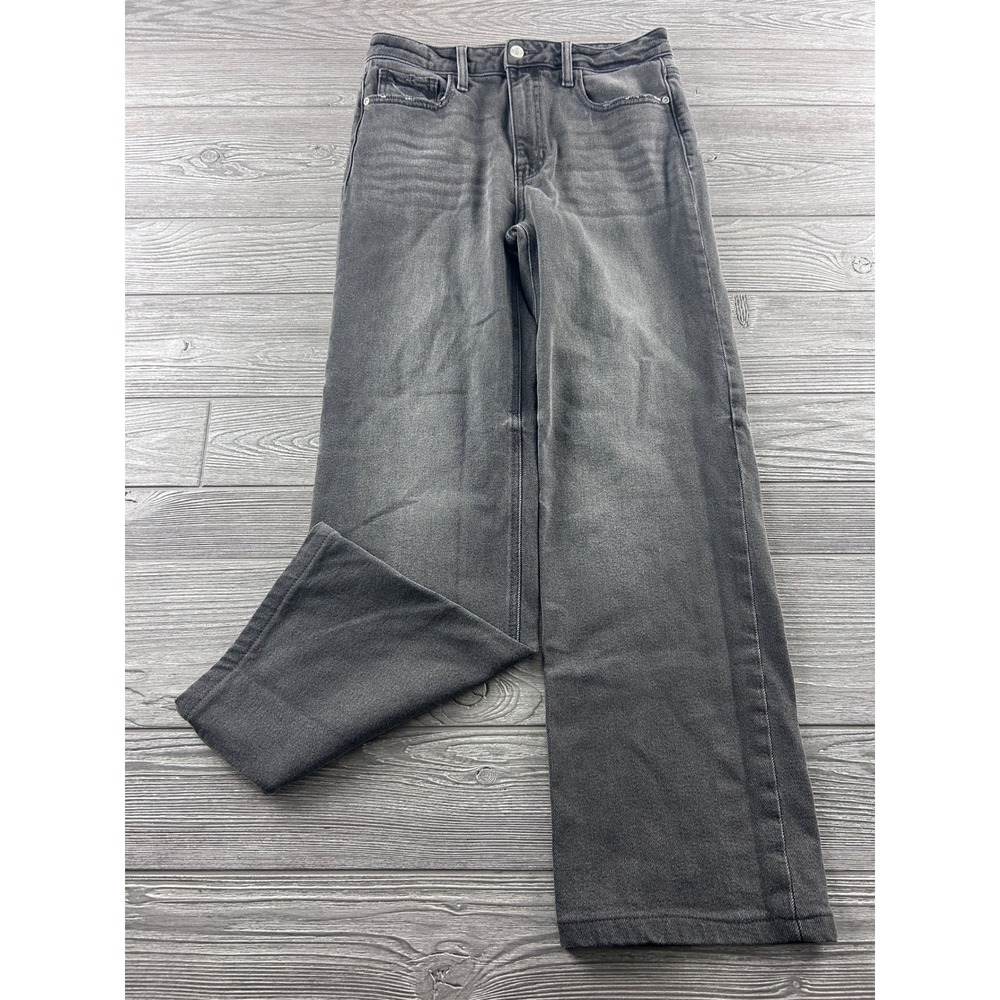 Harper Heritage Francescas High Rise Wide Leg Jeans Faded Black 27 SP-PI2187GR